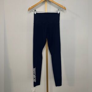 PINK Victoria's Secret Navy Blue Leggings with Logo